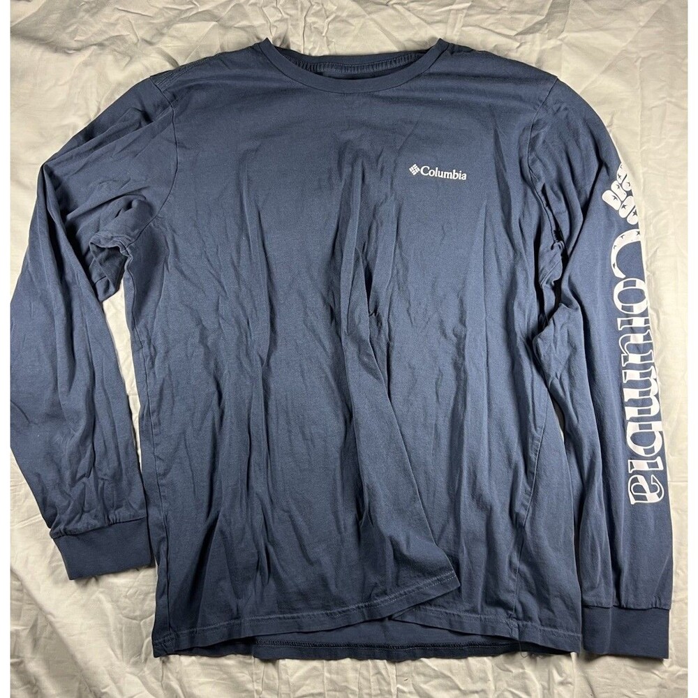 Men’s Columbia Medium Long Sleeve T Shirt Blue